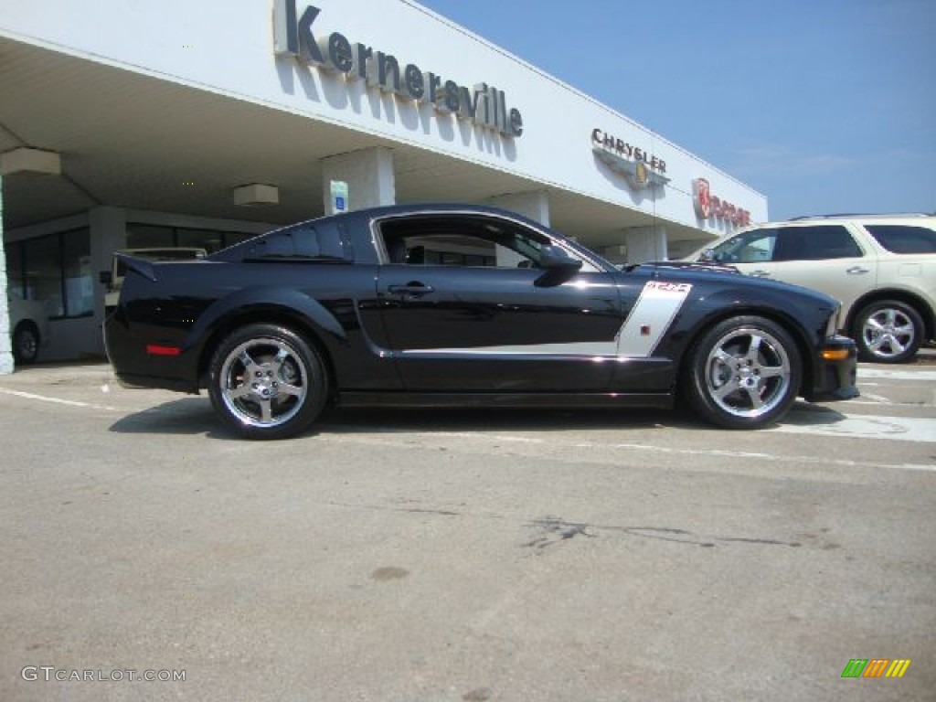 2007 Mustang Roush 427R Supercharged Coupe - Black / Roush Black/Grey photo #2