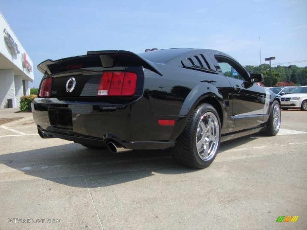 2007 Mustang Roush 427R Supercharged Coupe - Black / Roush Black/Grey photo #3