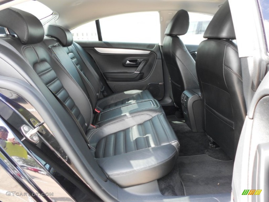 Black Interior 2009 Volkswagen CC VR6 Sport Photo #52180705