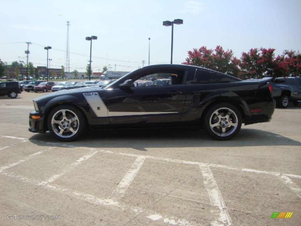 2007 Mustang Roush 427R Supercharged Coupe - Black / Roush Black/Grey photo #6