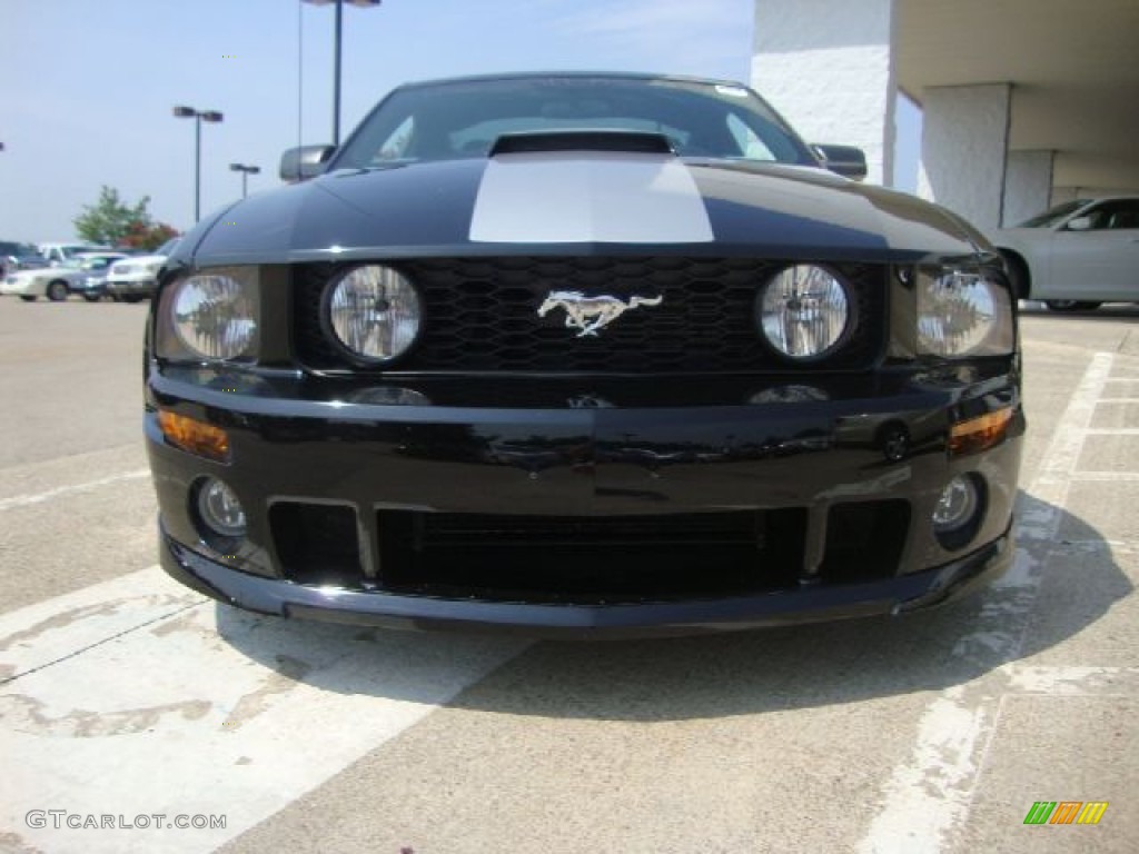 2007 Mustang Roush 427R Supercharged Coupe - Black / Roush Black/Grey photo #8