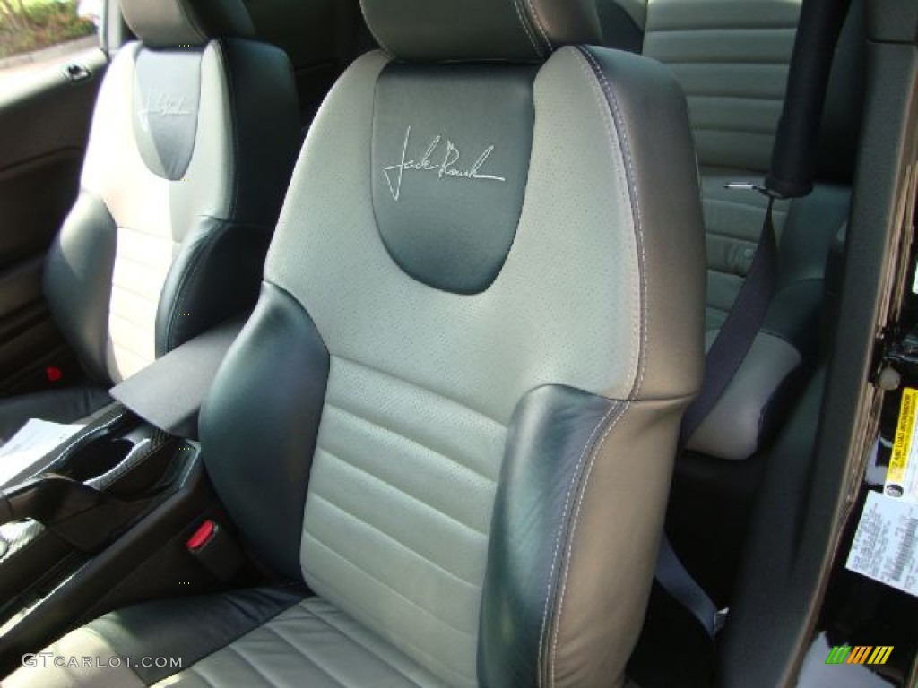 Roush Black/Grey Interior 2007 Ford Mustang Roush 427R Supercharged Coupe Photo #52180765