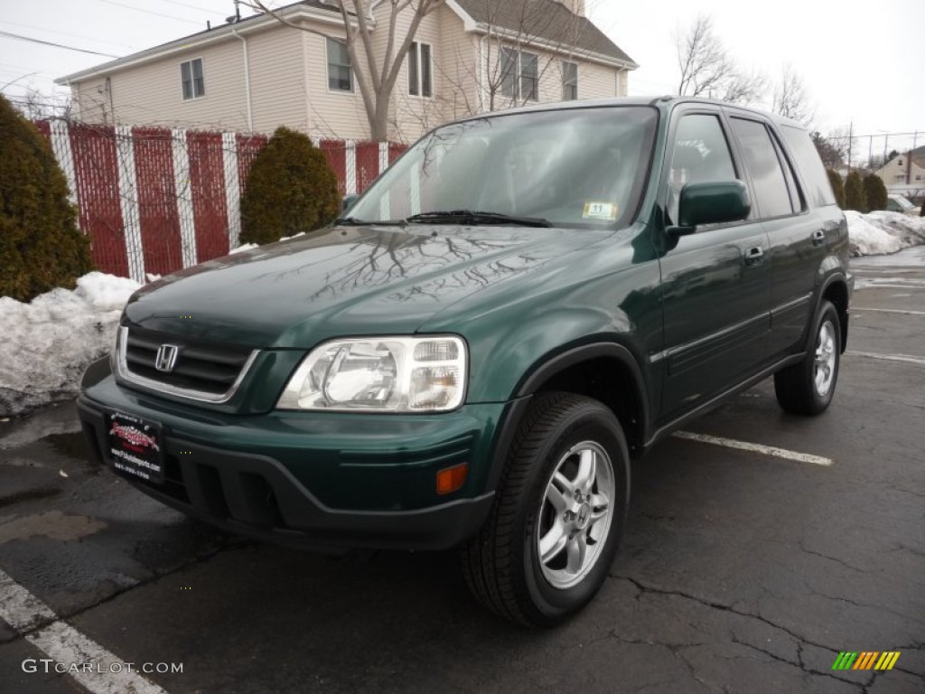 2001 CR-V Special Edition 4WD - Clover Green Pearl / Dark Gray photo #1