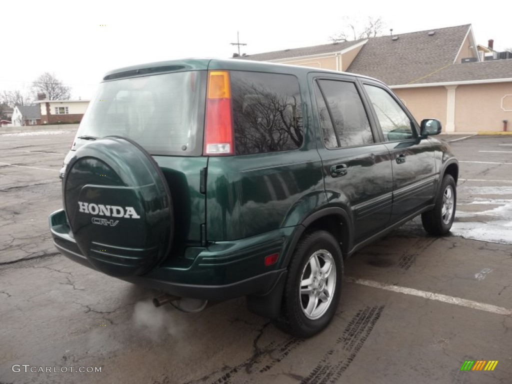 2001 CR-V Special Edition 4WD - Clover Green Pearl / Dark Gray photo #3