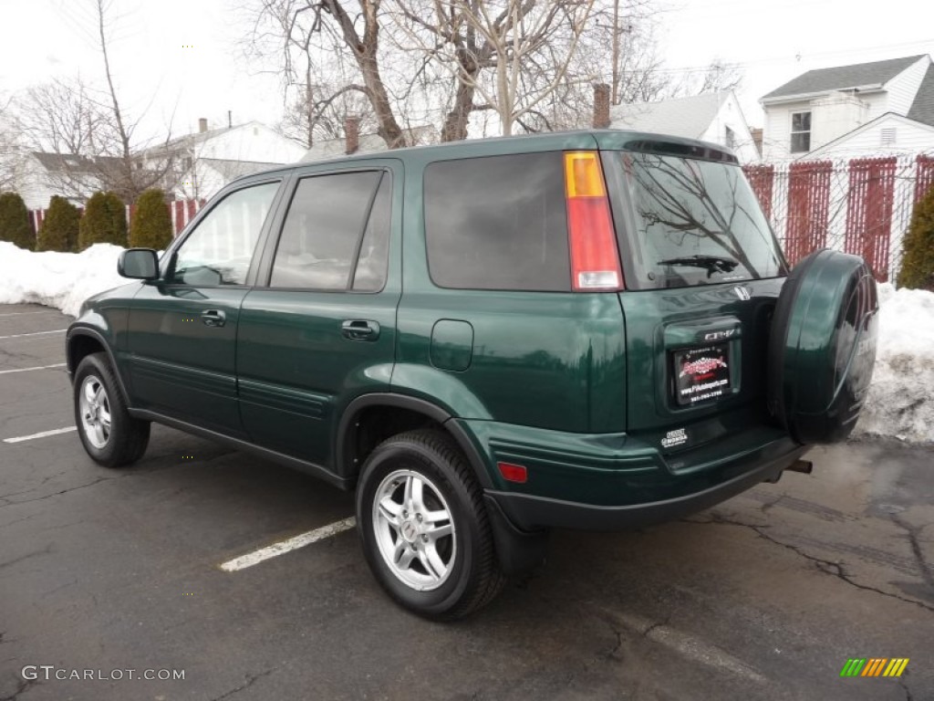 2001 CR-V Special Edition 4WD - Clover Green Pearl / Dark Gray photo #4