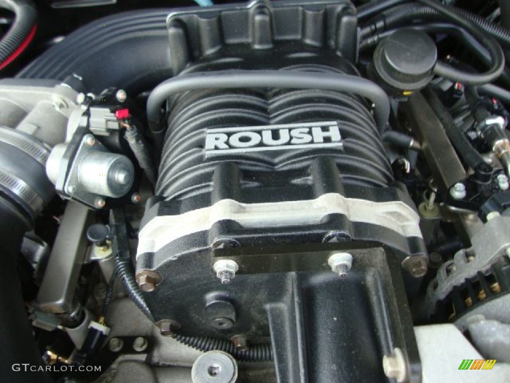 2007 Ford Mustang Roush 427R Supercharged Coupe Engine Photos