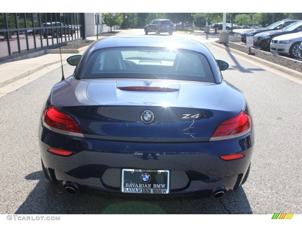 2011 Z4 sDrive35is Roadster - Deep Sea Blue Metallic / Beige photo #3
