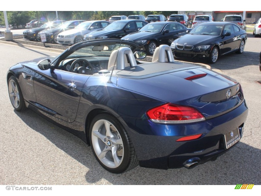 2011 Z4 sDrive35is Roadster - Deep Sea Blue Metallic / Beige photo #10