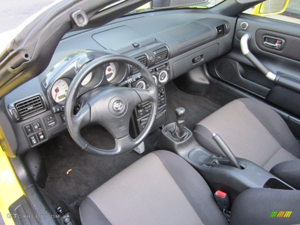 Black Interior 2003 Toyota Mr2 Spyder Roadster Photo