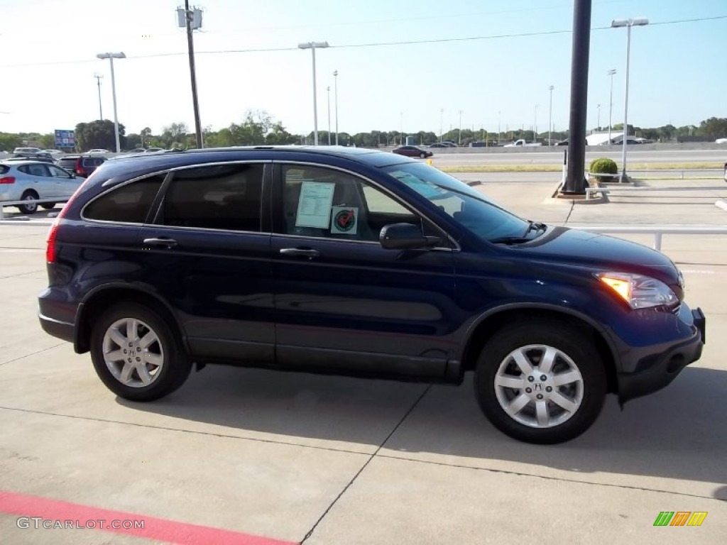 2008 CR-V EX 4WD - Royal Blue Pearl / Gray photo #4