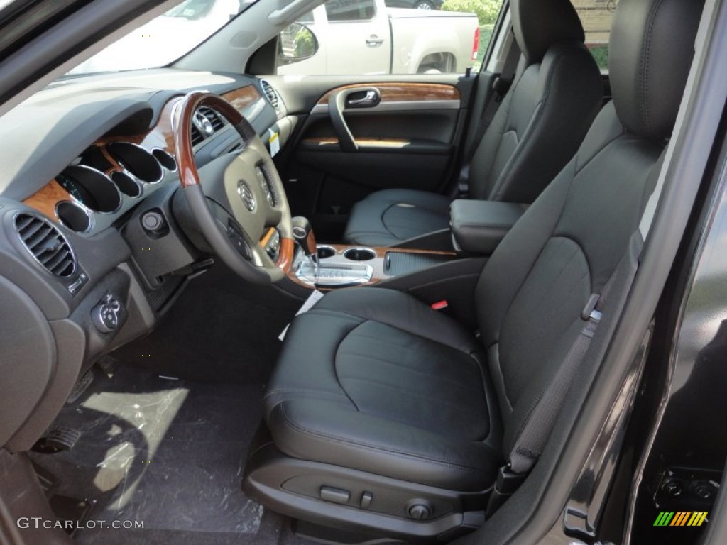 Ebony Interior 2012 Buick Enclave AWD Photo #52185871