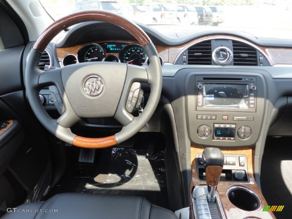2012 Buick Enclave AWD Ebony Dashboard Photo #52185880