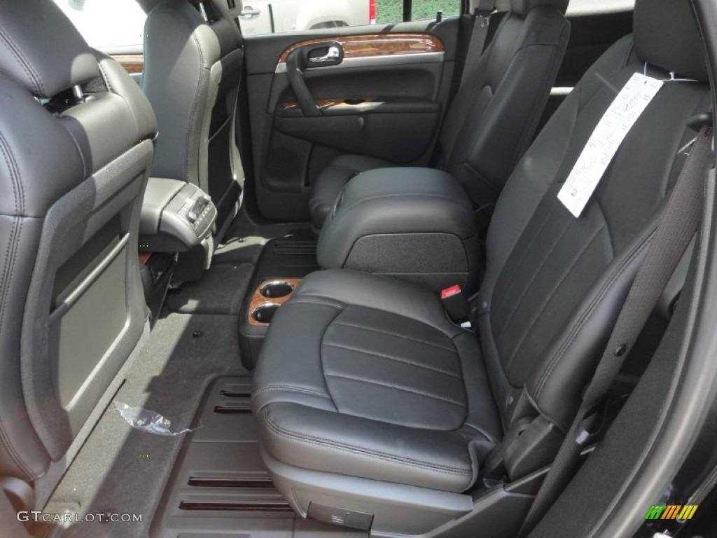 Ebony Interior 2012 Buick Enclave AWD Photo #52185943