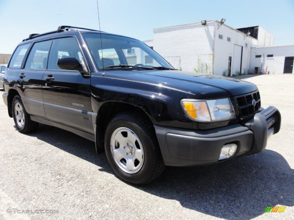 Black Diamond Pearl 1998 Subaru Forester L Exterior Photo #52185976