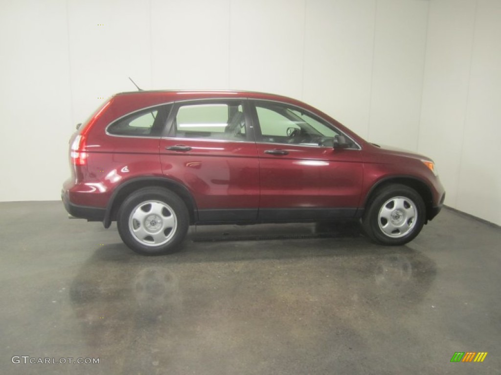 2009 CR-V LX 4WD - Tango Red Pearl / Gray photo #11