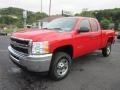 2011 Victory Red Chevrolet Silverado 2500HD LS Extended Cab 4x4  photo #3