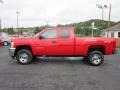 2011 Victory Red Chevrolet Silverado 2500HD LS Extended Cab 4x4  photo #4