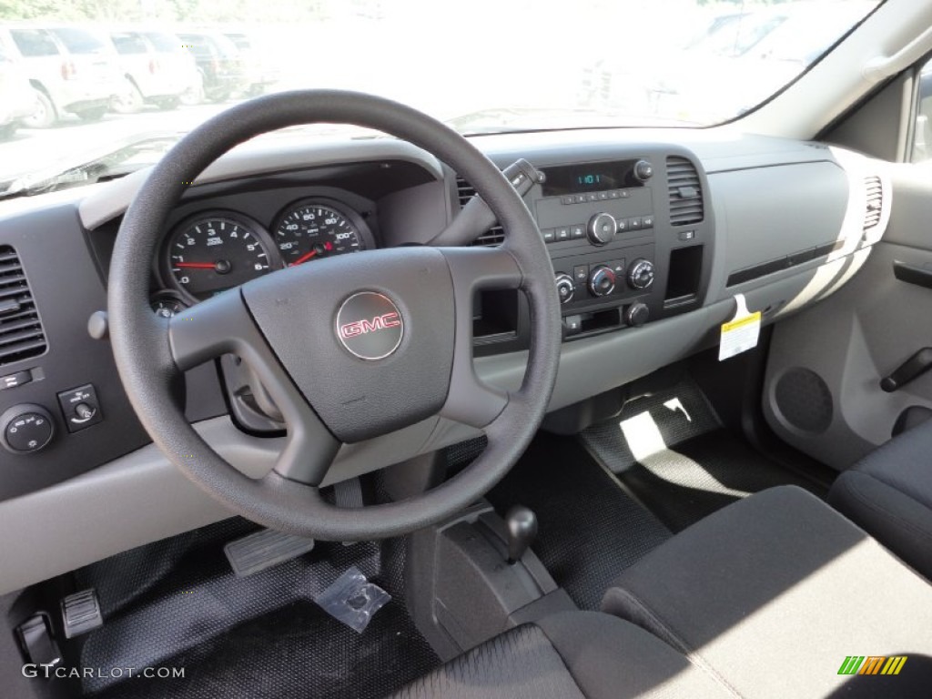 2011 GMC Sierra 1500 Regular Cab 4x4 Dark Titanium Dashboard Photo #52187134