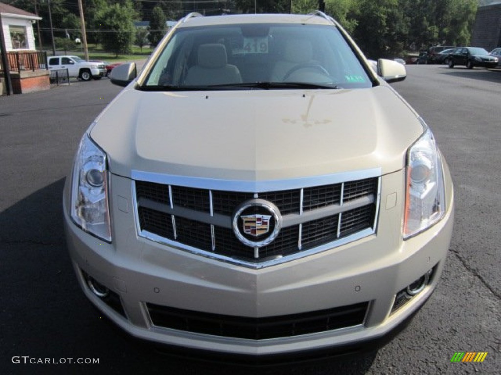 2011 SRX 4 V6 AWD - Gold Mist Metallic / Shale/Brownstone photo #2