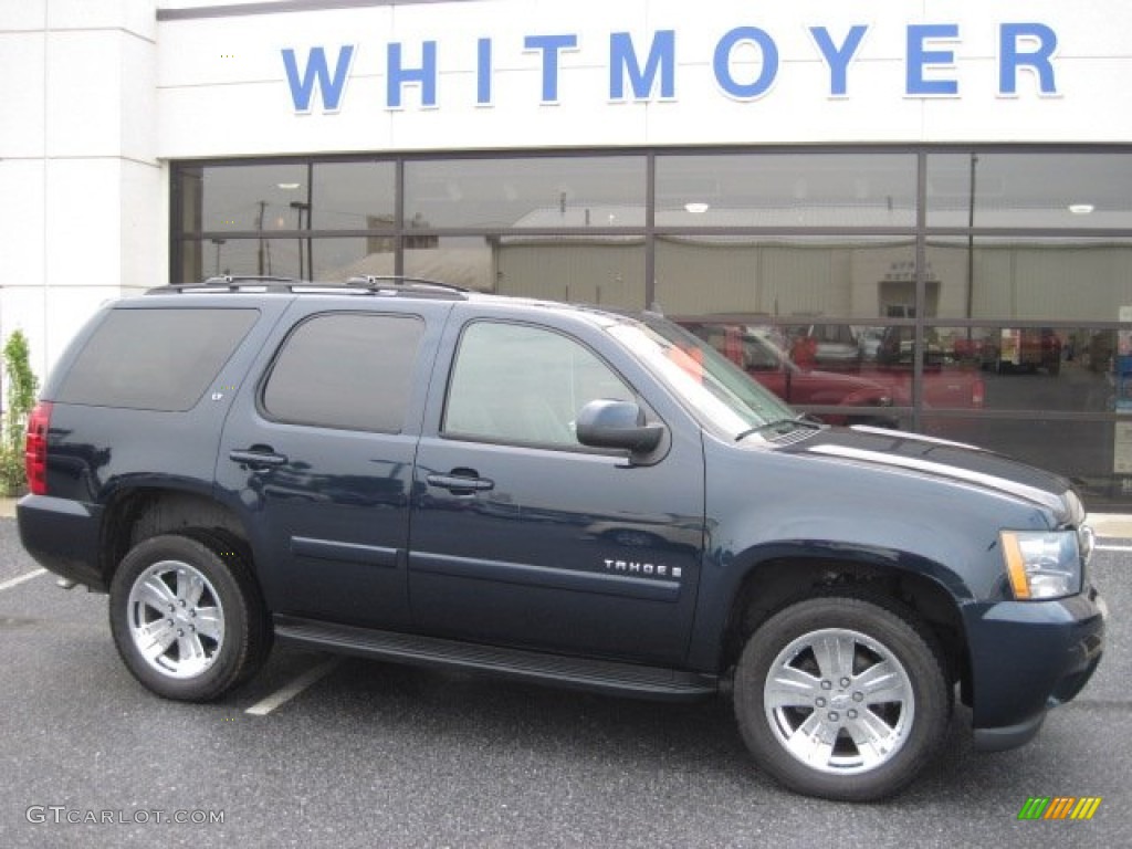 2008 Tahoe LT 4x4 - Dark Blue Metallic / Ebony photo #1