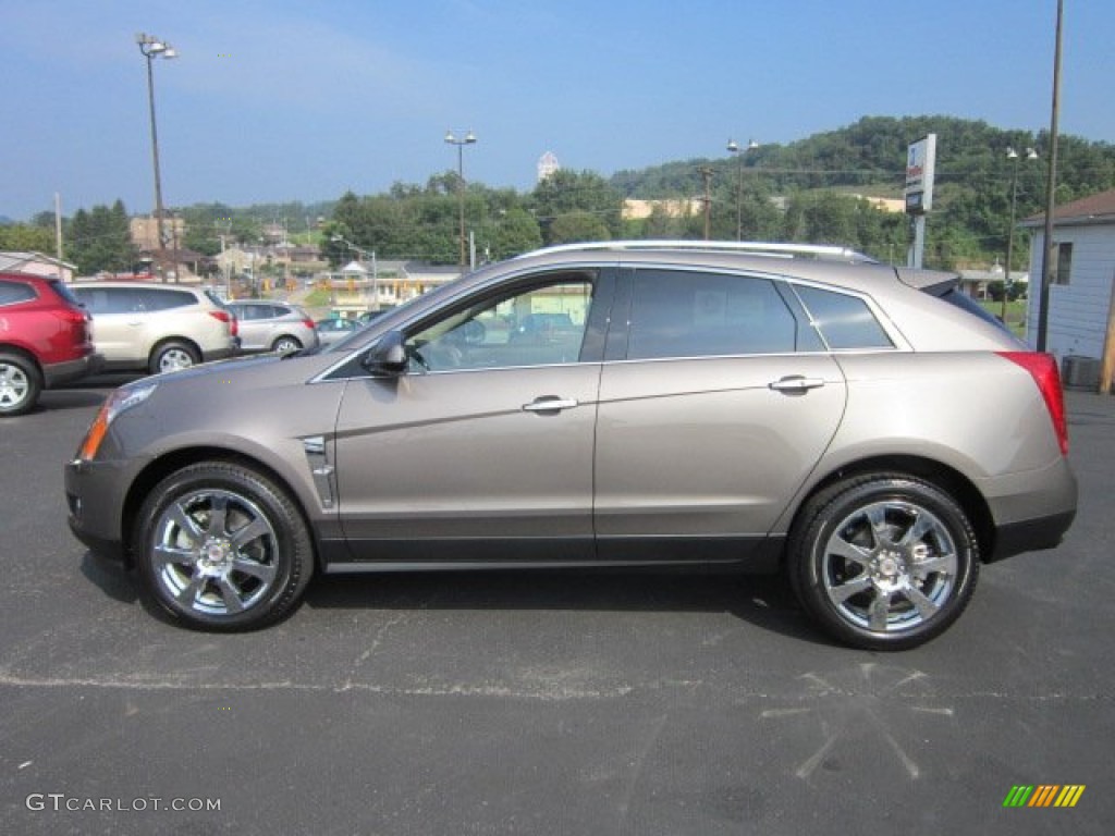 2011 SRX 4 V6 AWD - Mocha Steel Metallic / Shale/Brownstone photo #4