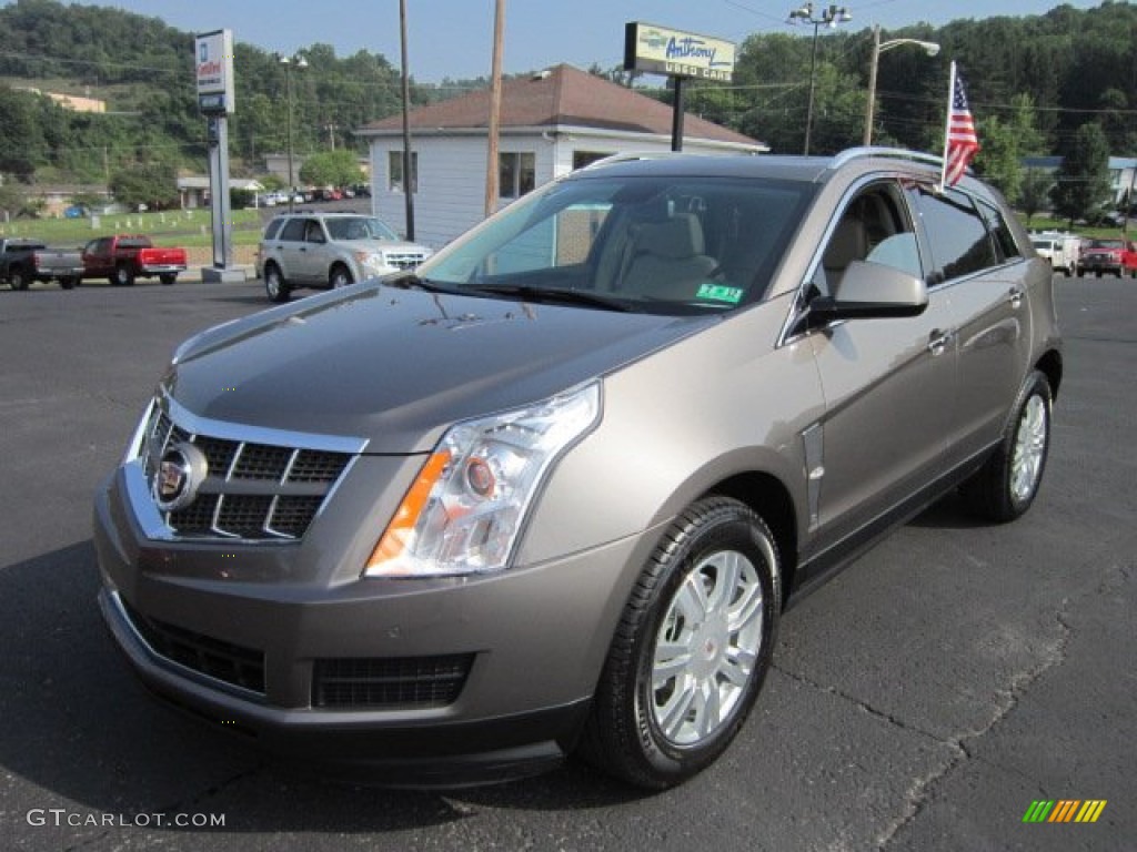 2011 SRX 4 V6 AWD - Mocha Steel Metallic / Shale/Brownstone photo #3