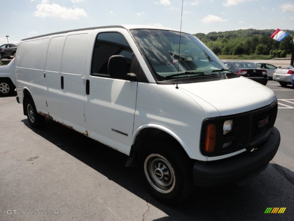 1998 Savana Van 2500 Cargo - White / Gray photo #7