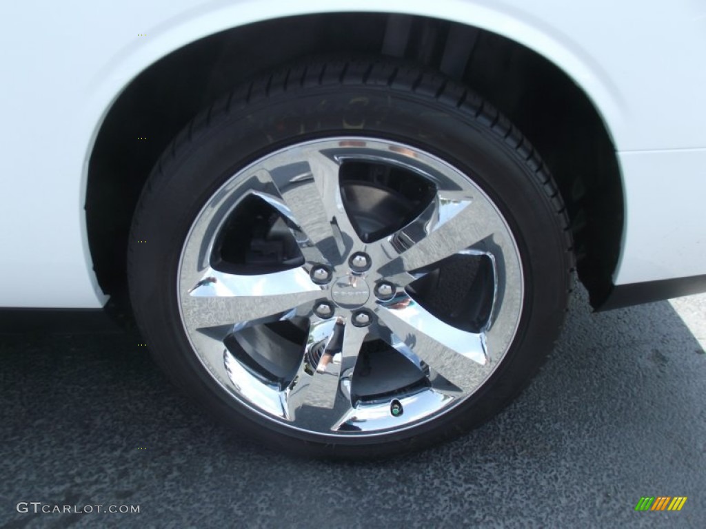 2011 Challenger R/T - Bright White / Dark Slate Gray photo #15