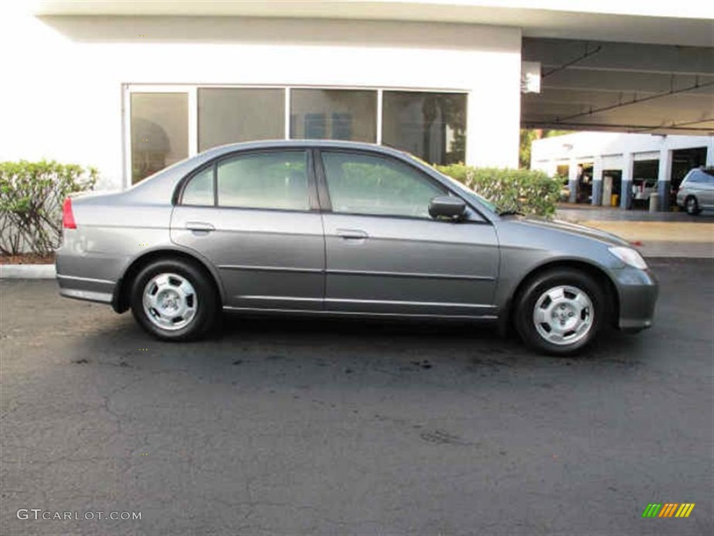 Magnesium Metallic 2005 Honda Civic Hybrid Sedan Exterior Photo #52188994