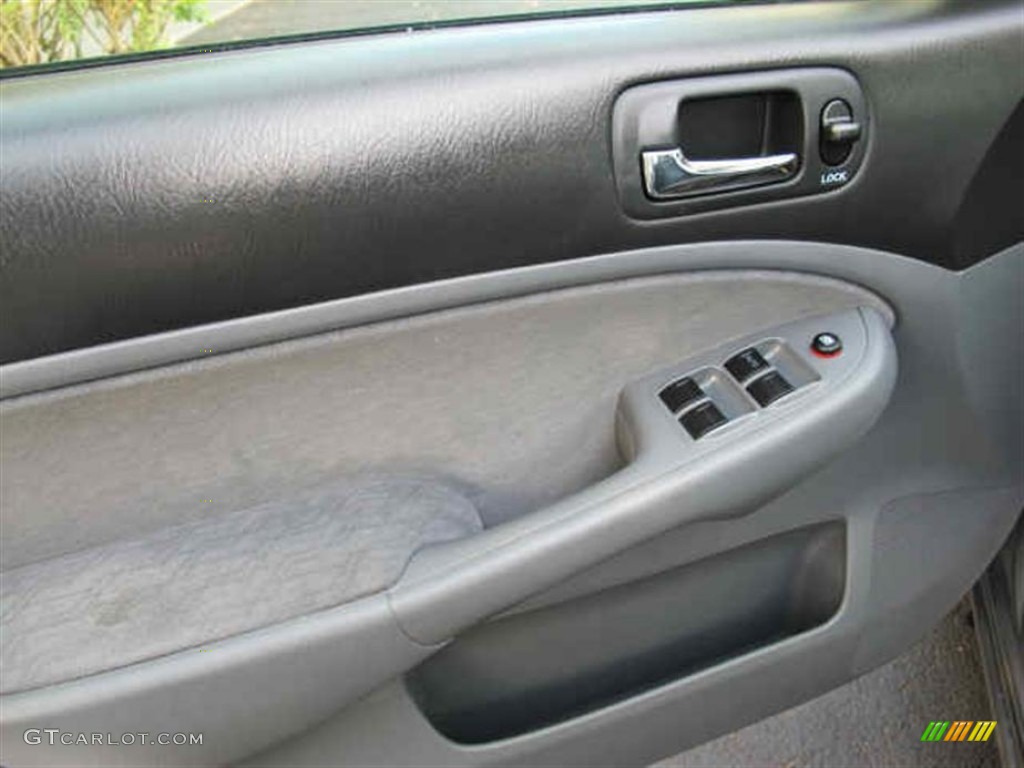 2005 Civic Hybrid Sedan - Magnesium Metallic / Gray photo #15