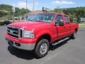 Red Clearcoat - F250 Super Duty XLT FX4 Crew Cab 4x4 Photo No. 3