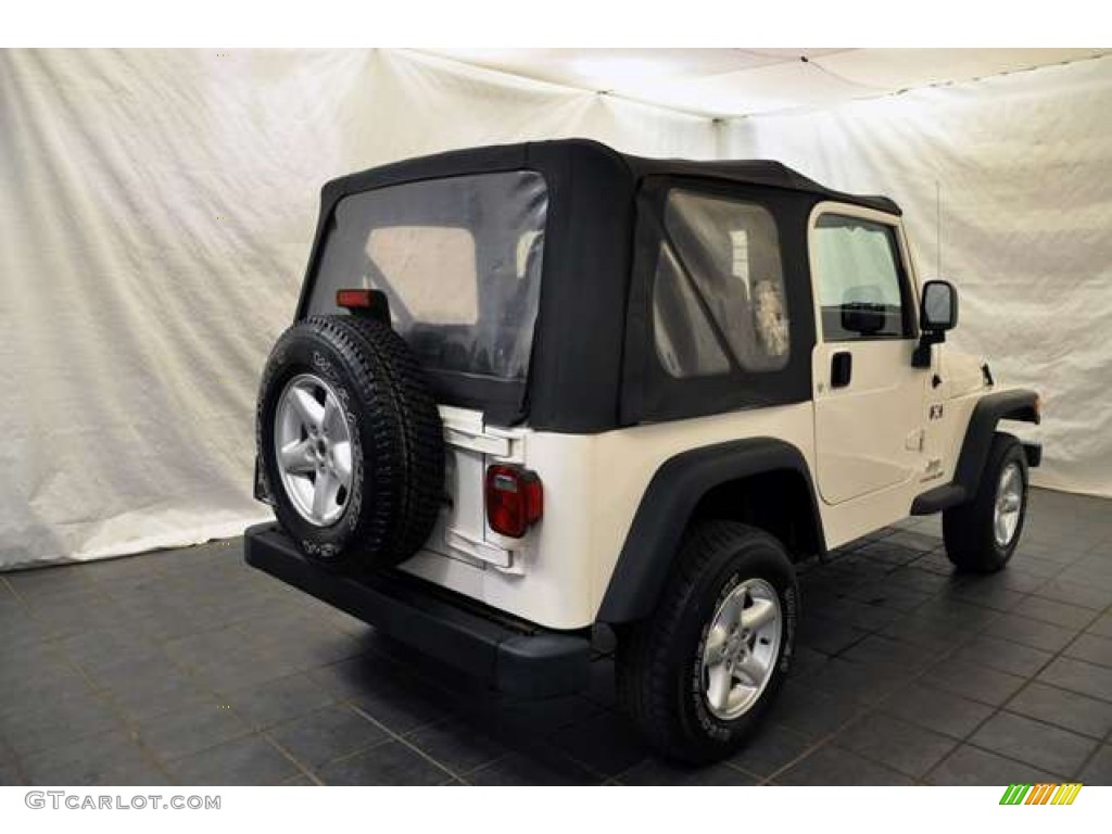 2004 Wrangler X 4x4 - Stone White / Dark Slate Gray photo #2