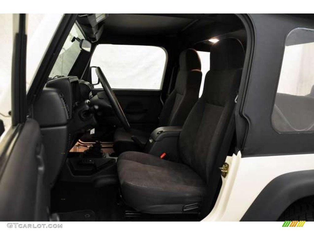 2004 Wrangler X 4x4 - Stone White / Dark Slate Gray photo #22