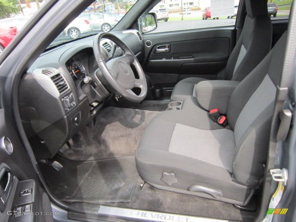 Ebony Interior 2008 Chevrolet Colorado LT Extended Cab 4x4 Photo #52190458
