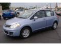 2010 Arctic Blue Metallic Nissan Versa 1.8 S Hatchback  photo #1