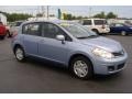 2010 Arctic Blue Metallic Nissan Versa 1.8 S Hatchback  photo #3