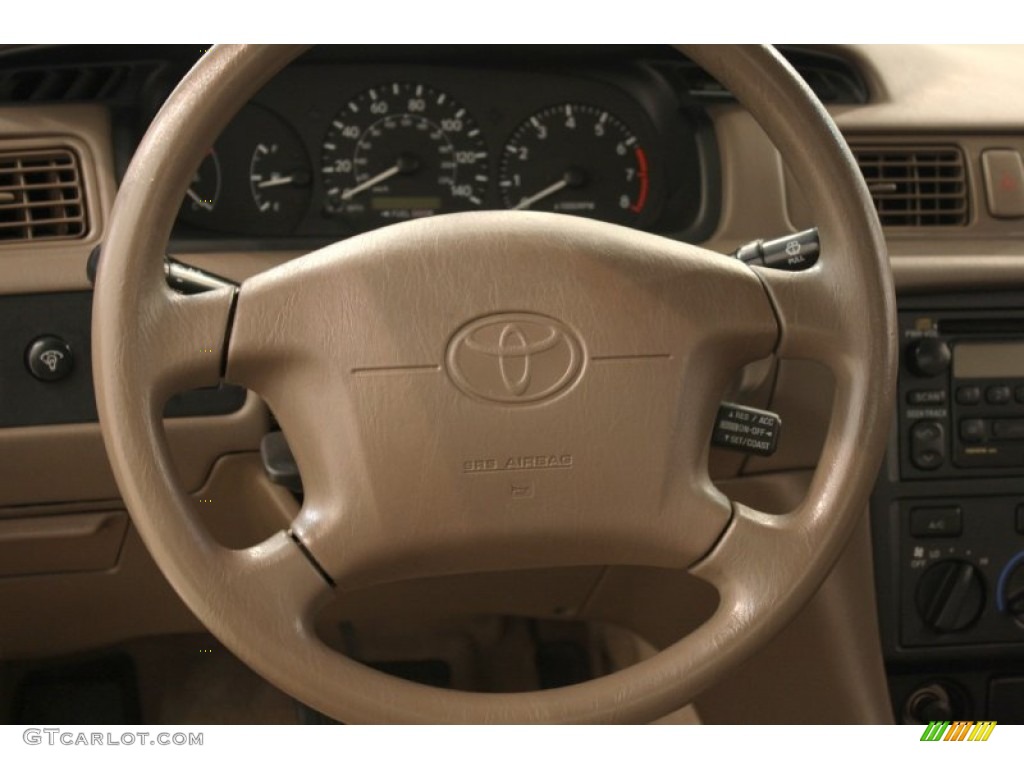 2000 Toyota Camry CE Oak Steering Wheel Photo #52191979
