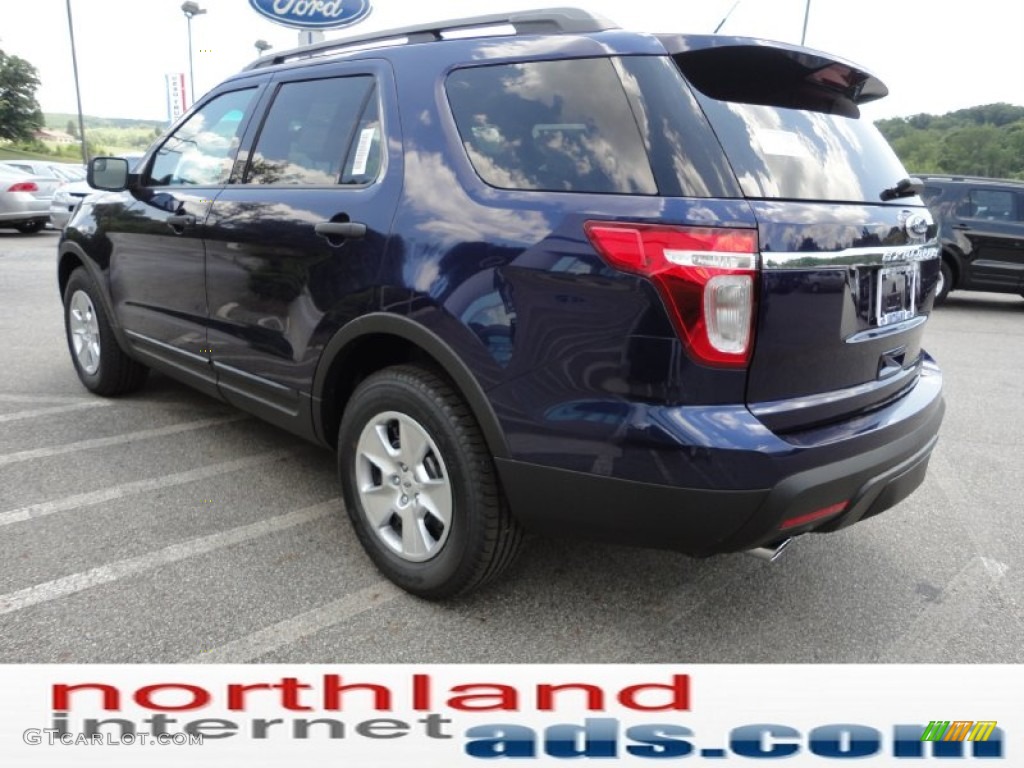 2011 Explorer FWD - Kona Blue Metallic / Medium Light Stone photo #6