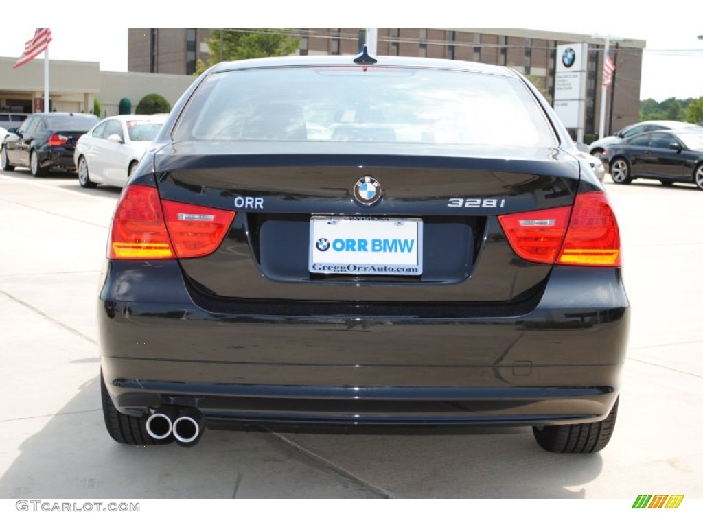 2011 3 Series 328i Sedan - Black Sapphire Metallic / Black Dakota Leather photo #6