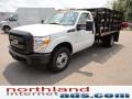 2011 Oxford White Ford F350 Super Duty XL Regular Cab Chassis Stake Truck  photo #4