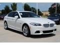 Alpine White 2011 BMW 5 Series 550i Sedan Exterior