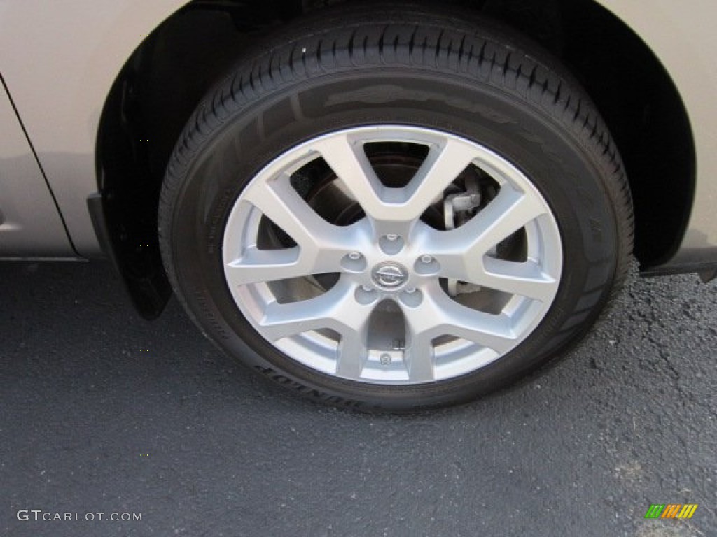 2011 Rogue SL AWD - Gotham Gray Metallic / Black photo #9