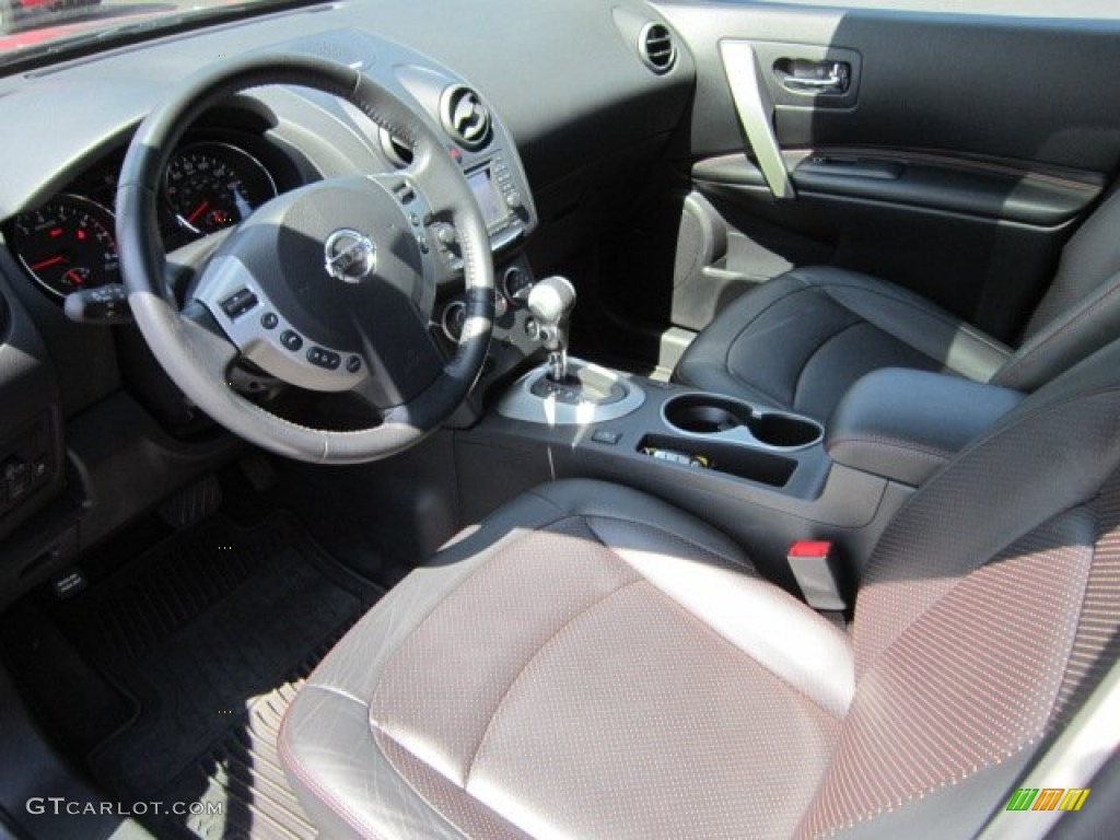 2011 Rogue SL AWD - Gotham Gray Metallic / Black photo #10