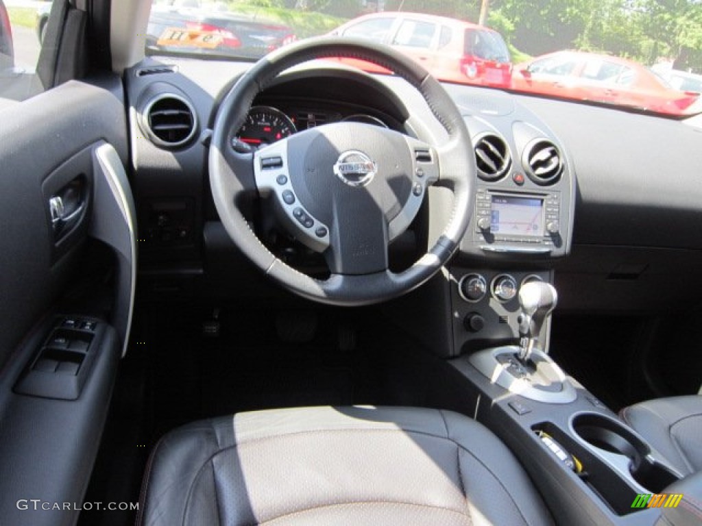 2011 Rogue SL AWD - Gotham Gray Metallic / Black photo #14