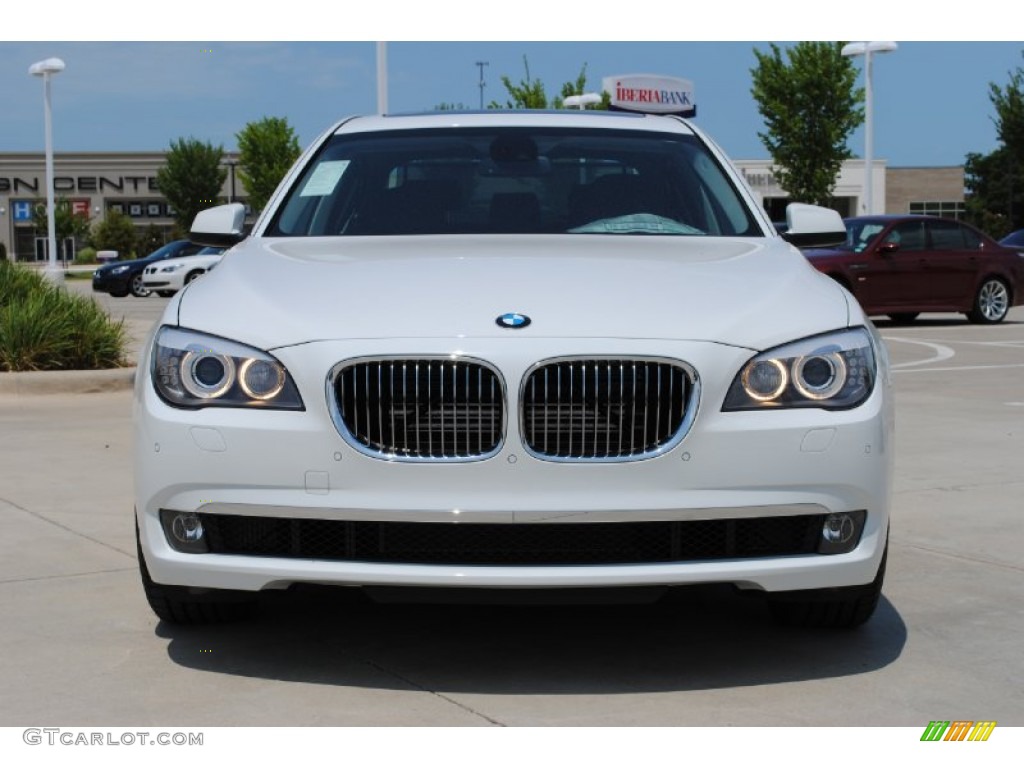 2012 7 Series 750Li Sedan - Alpine White / Black photo #2