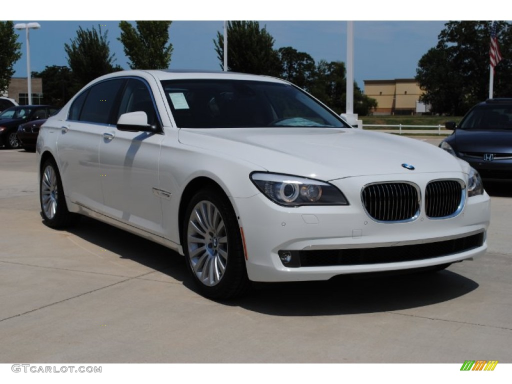 2012 7 Series 750Li Sedan - Alpine White / Black photo #3