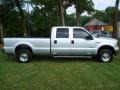 Silver Metallic 2005 Ford F250 Super Duty XLT Crew Cab 4x4