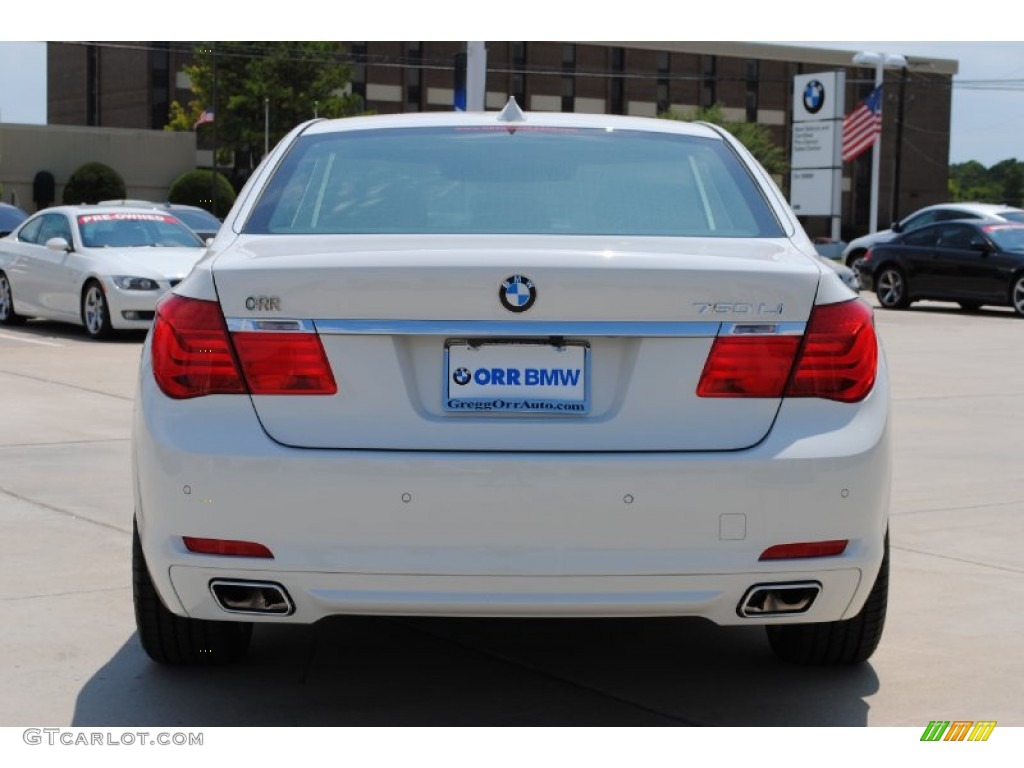2012 7 Series 750Li Sedan - Alpine White / Black photo #6