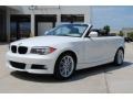 Alpine White 2012 BMW 1 Series 128i Convertible Exterior