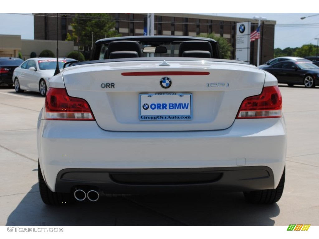 2012 1 Series 128i Convertible - Alpine White / Black photo #6